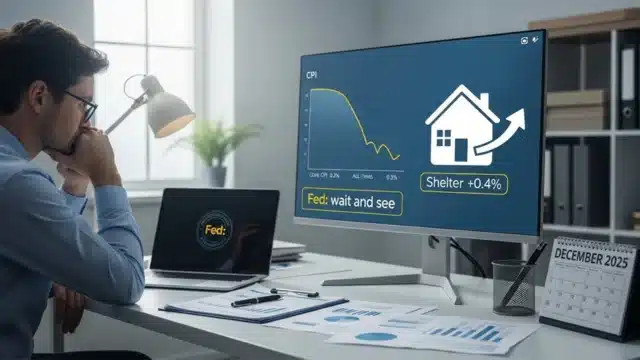 Investidor analisando o CPI dos EUA