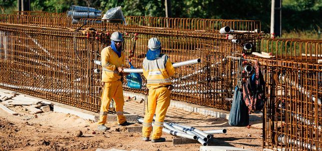 Confiança da Construção cai para 96,1 pontos após cinco meses de alta