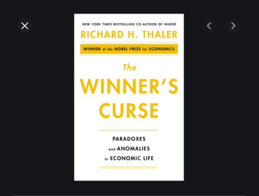 Dica de leitura: The Winner’s Curse e a maldição do vencedor