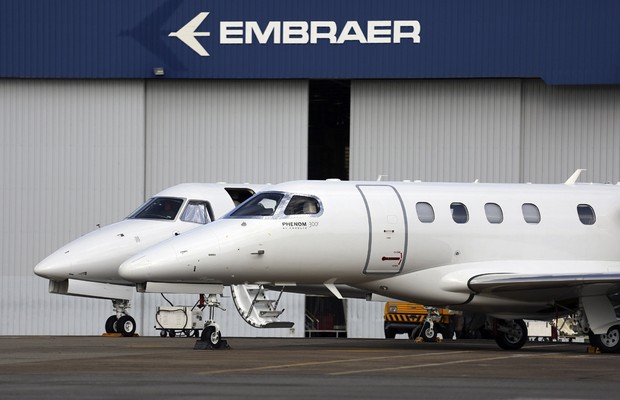 Embraer (EMBR3) entrega cinco jatos comerciais e nove executivos no 1T20