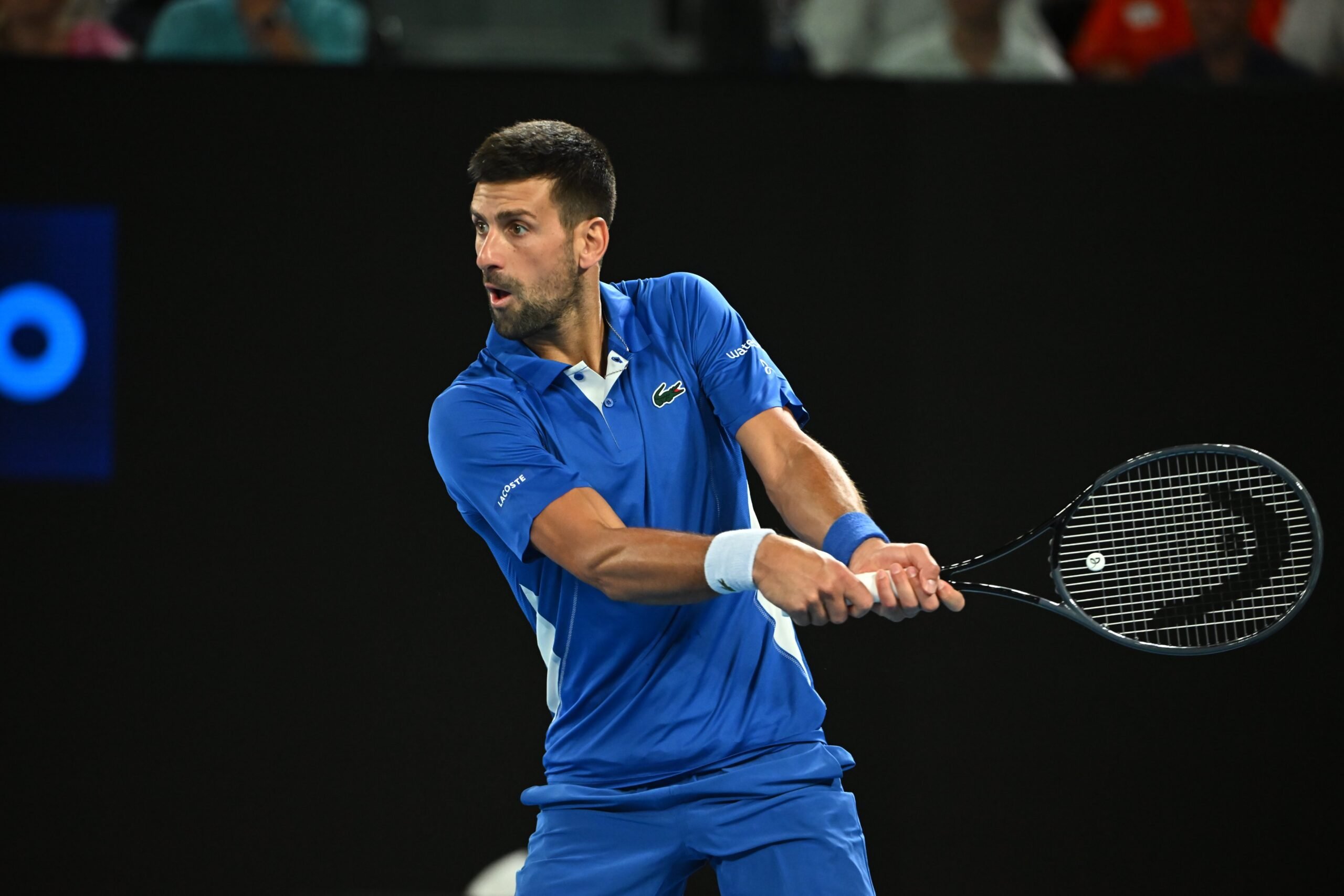 Novack Djokovic durante o Aberto da Australia 2024