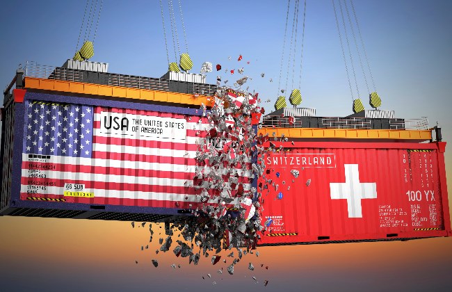 Suíça e Estados Unidos avançam em acordo para reduzir tarifas comerciais