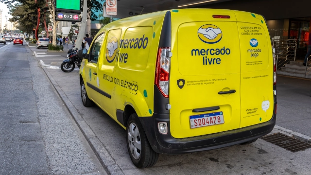 Van de entregas do Mercado Livre