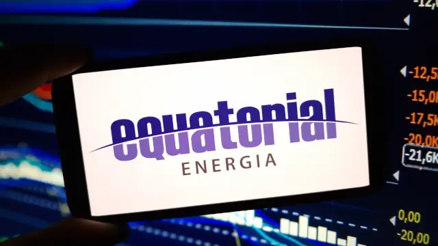 Logo da Equatorial em tela de celular