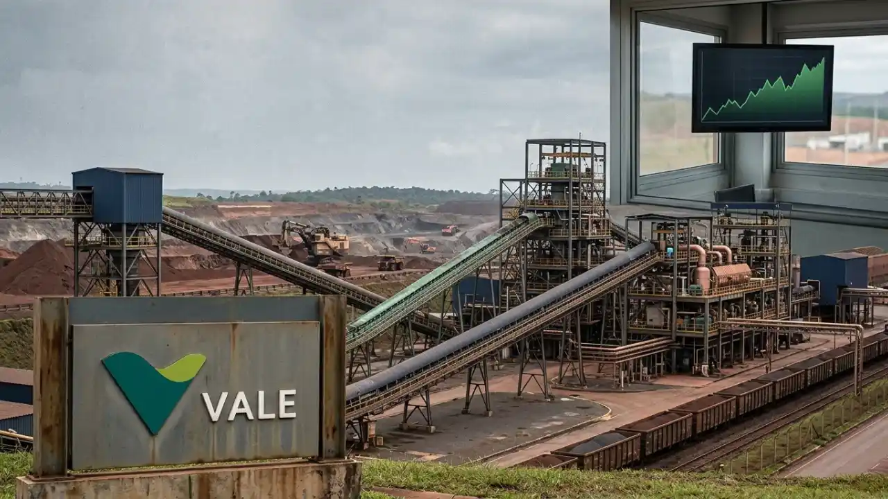 Produção de metais da Vale