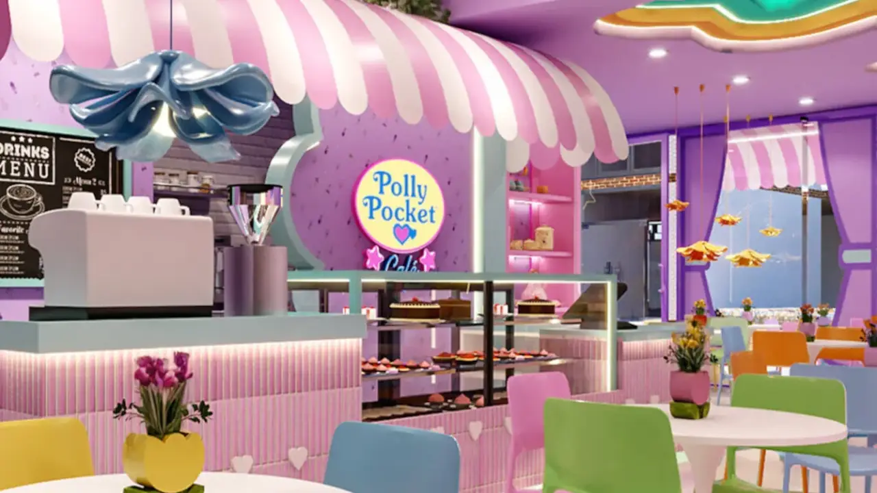 Café temático da Mattel com Polly Pocket