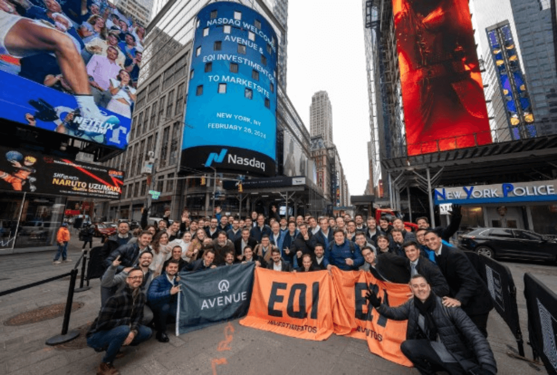 EQI + Avenue na Nasdaq